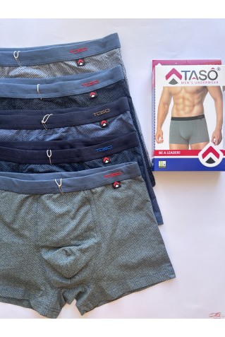 Чоловічі труси боксери з бамбука з бавовною Taso 5789